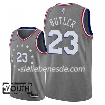 Kinder NBA Philadelphia 76ers Trikot Jimmy Butler 23 2018-19 Nike City Edition Grau Swingman